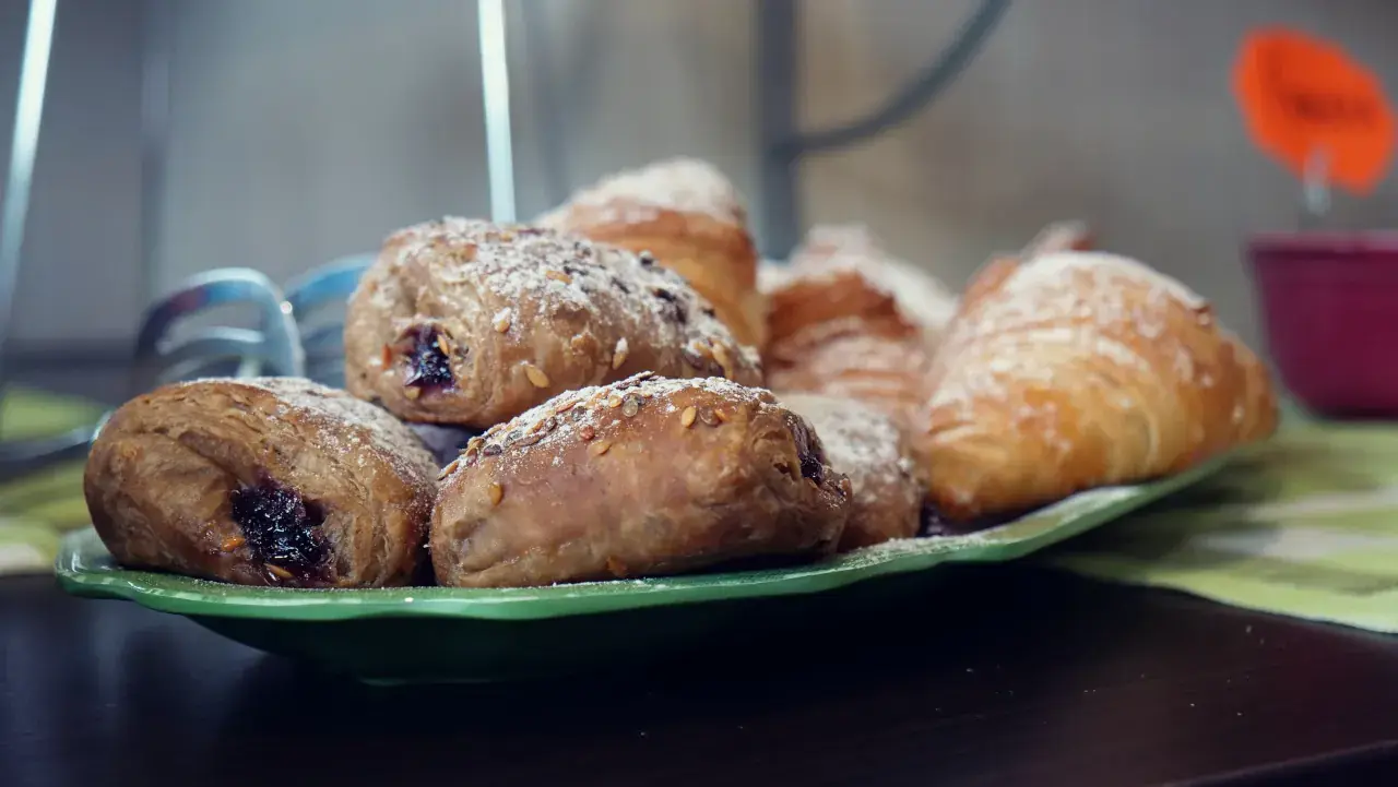 Saccottini ai frutti di bosco alla colazione del Miramare di Pineto
